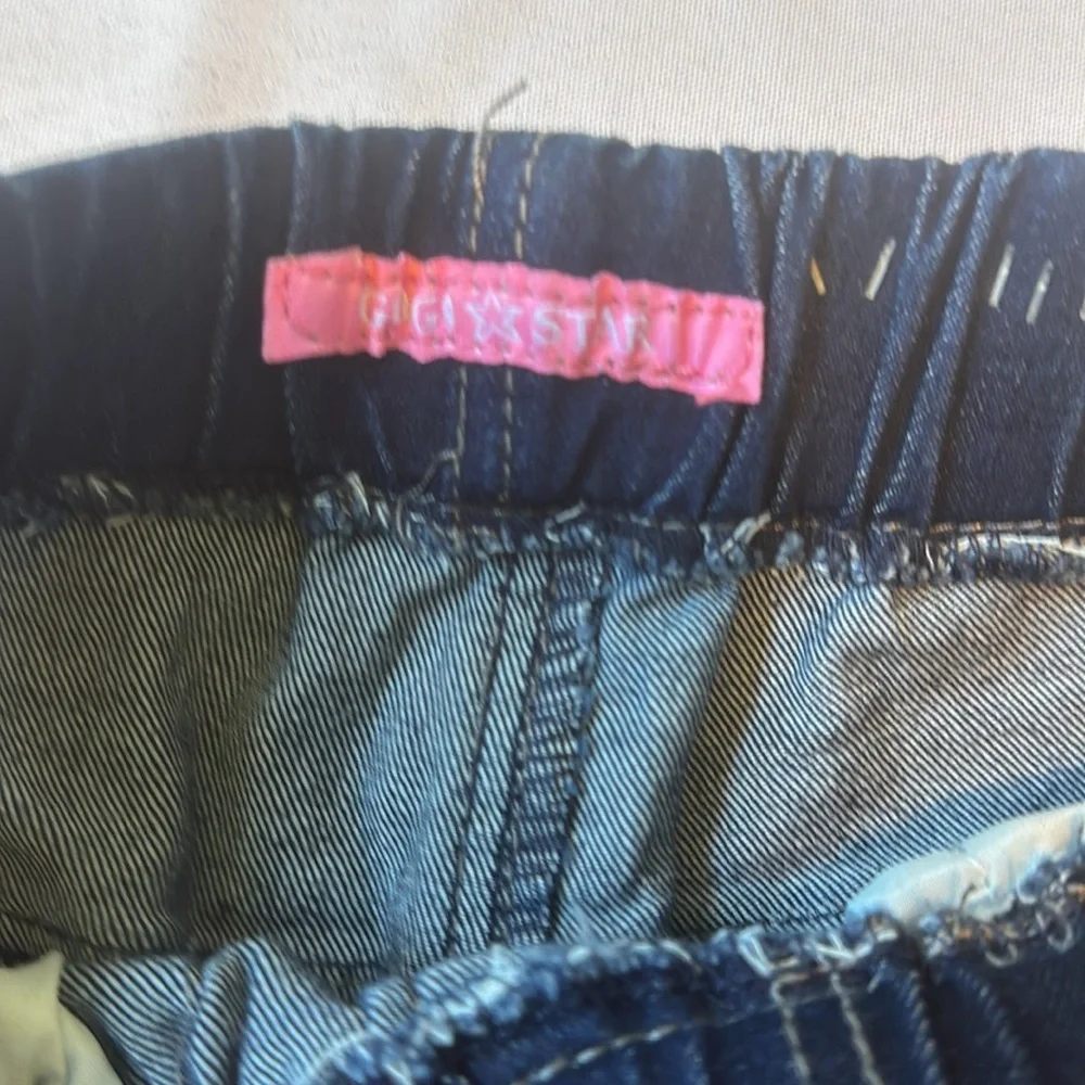NWT GOGO Star Girls‎ Joggers Jeans Distressed Size 10